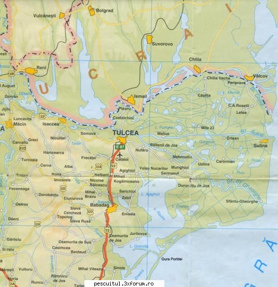 harta delta dunarii harta delta dunarii gura portitei lacul razim lacul golovita lacul agighiol
