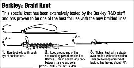 Berkley Braid Knot - Berkley Braid Knot - NOTIUNI DE BAZA IN PESCUIT