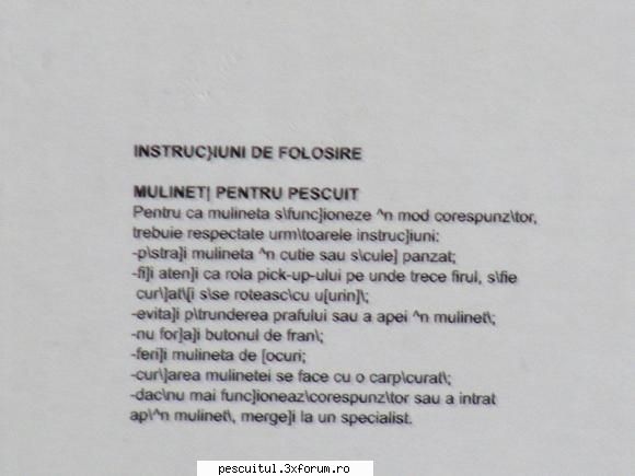 Ce ne-am mai cumparat... - Instructiuni"le" in "rom"-ana - SCULELE SI ECHIPAMENTELE NOASTRE DE PESCUIT