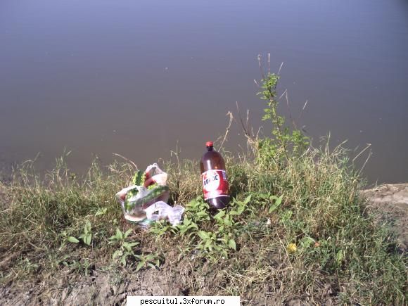 Cetate - Dolj , iulie 2010 - Dar din pacate au uitat ceva pe malul Dunarii - POZELE MELE - PESCUIT