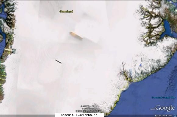 ,, Chestii " ... pe Google Earth ! - Undeva in centrul Groenlandei - CAFENEA - DISCUTII OFF TOPIC