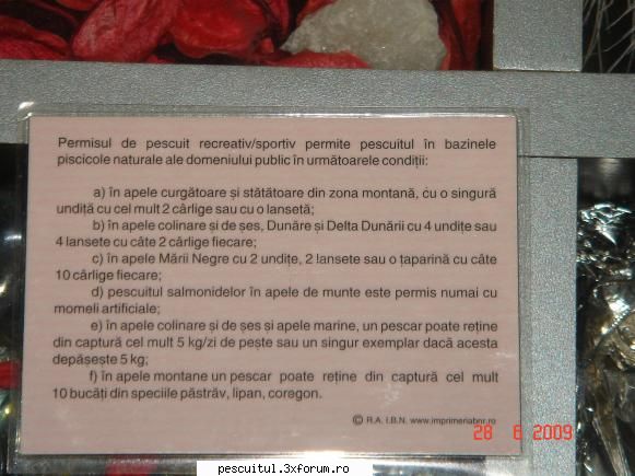 Cum se obtine permisul de pescuit ? - Modigliani - LEGISLATIE PESCUIT