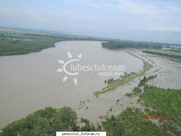 Delta Dunarii inundata-fotografii aeriene - dan t - PESCUIT LA DUNARE SI IN DELTA DUNARII