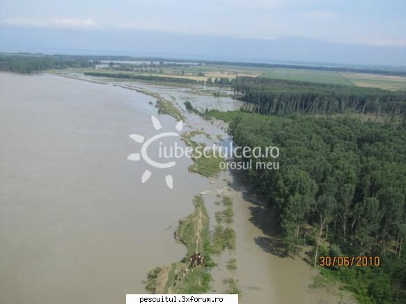 Delta Dunarii inundata-fotografii aeriene - dan t - PESCUIT LA DUNARE SI IN DELTA DUNARII
