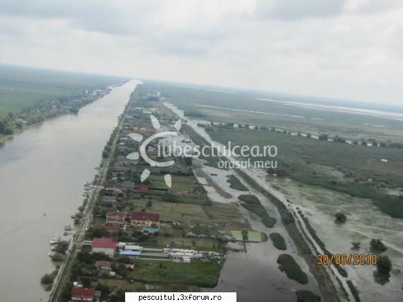 Delta Dunarii inundata-fotografii aeriene - dan t - PESCUIT LA DUNARE SI IN DELTA DUNARII