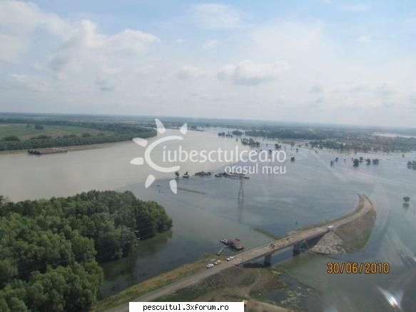 Delta Dunarii inundata-fotografii aeriene - dan t - PESCUIT LA DUNARE SI IN DELTA DUNARII