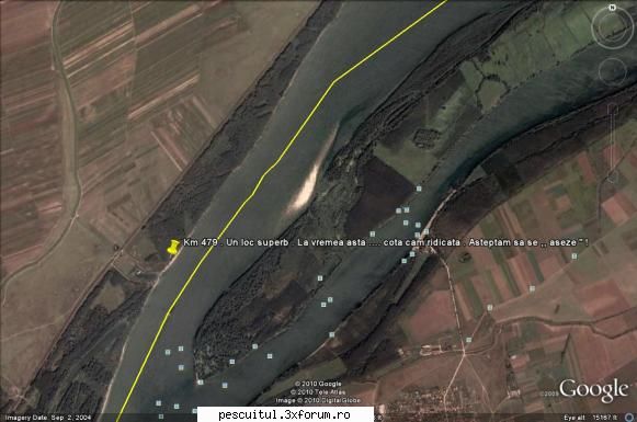 Dunarea . Calarasi, km fv 370 - Giurgiu, km fv 510 - Km 479 , Comasca - PESCUIT LA DUNARE SI IN DELTA DUNARII