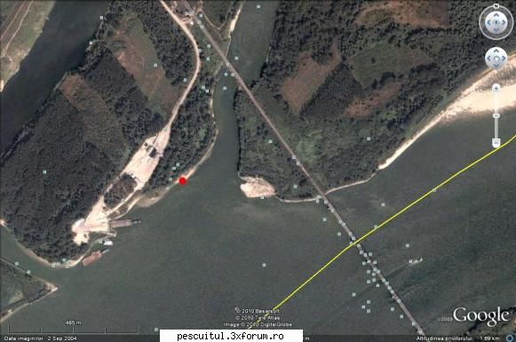 Dunarea . Calarasi, km fv 370 - Giurgiu, km fv 510 - Cea de-a doua loc - PESCUIT LA DUNARE SI IN DELTA DUNARII