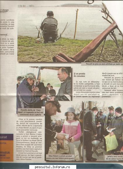 Dunarea la Galati - Am aparut si in ziar, de un lucru imi pare - PESCUIT LA DUNARE SI IN DELTA DUNARII