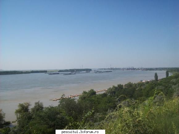 Dunarea la Galati - Dunarea, mai mare ca niciodata, un sfert tulbure - PESCUIT LA DUNARE SI IN DELTA DUNARII