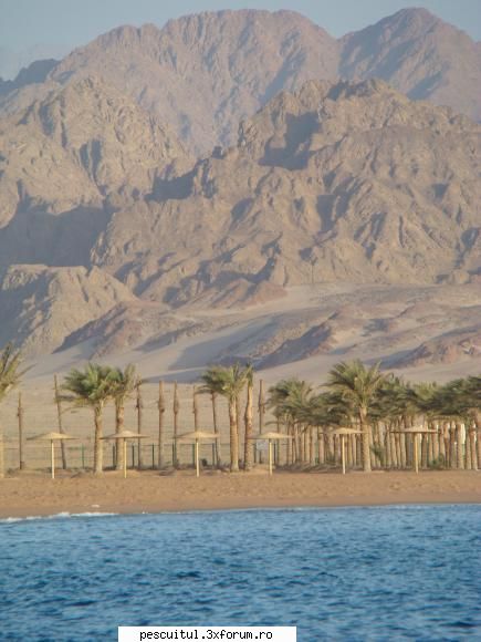 Egipt - Sharm El Sheikh - O parte din plaja hotelului - CALATORII SI INTALNIRI