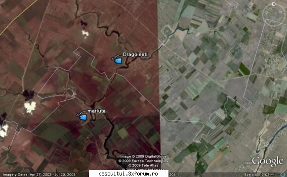 HARTA IALOMITA - JUDETUL IALOMITA - Baltile Dragoiesti - HARTI - RUTIERE , JUDETE , ORASE , LOCURI DE PESCUIT