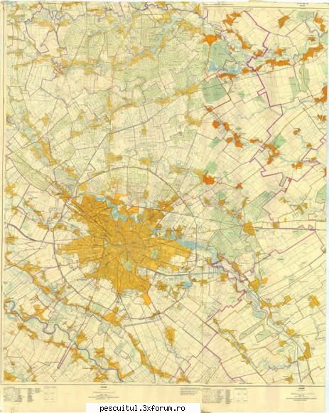 HARTA LOCURI DE PESCUIT BUCURESTI - Harta locurilor de - HARTI - RUTIERE , JUDETE , ORASE , LOCURI DE PESCUIT