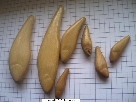 Naluci - Constructia unui vobler (cu poze) - Ultimele "ciopleli", din tei - ATELIER - HOME MADE , BRICO