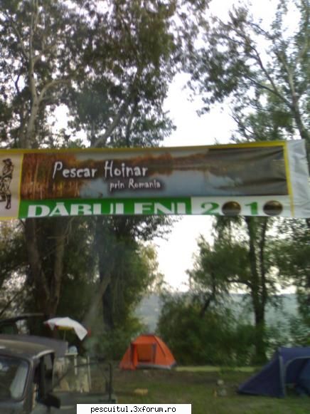 Pescar Hoinar - Dabuleni , August - asa este tabara se afla in a fata la C 0 pe - CALATORII SI INTALNIRI