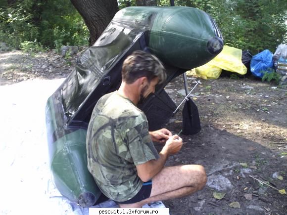 Pescar Hoinar - Dabuleni , August - Pictoru gasise sfoara pe care o rosese puiu' de - CALATORII SI INTALNIRI