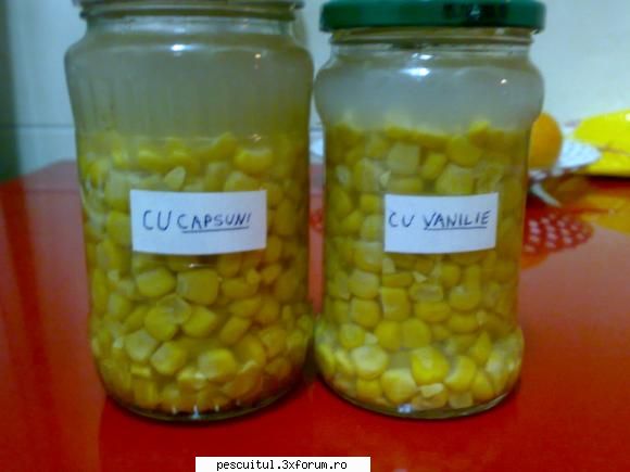 Porumbul Pentru Crap - apai am urmat sfatu lui painterman si am facut - MOMELI SI NADE PENTRU CRAP