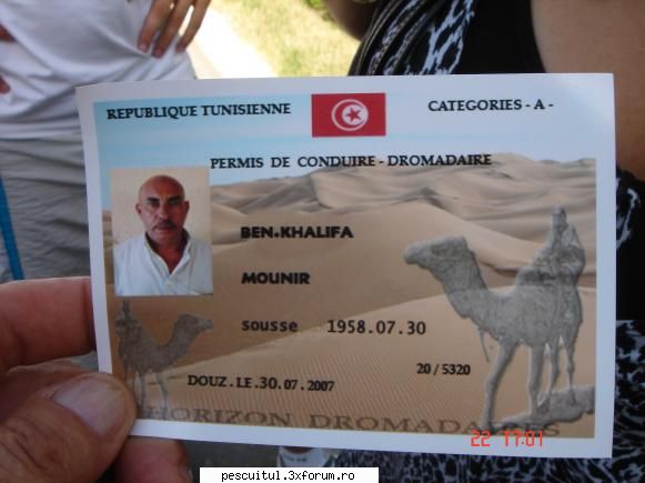 Poze Tunisia ! - Primul soc in Tunisia ! Permis de conducere - POZELE MELE - PESCUIT