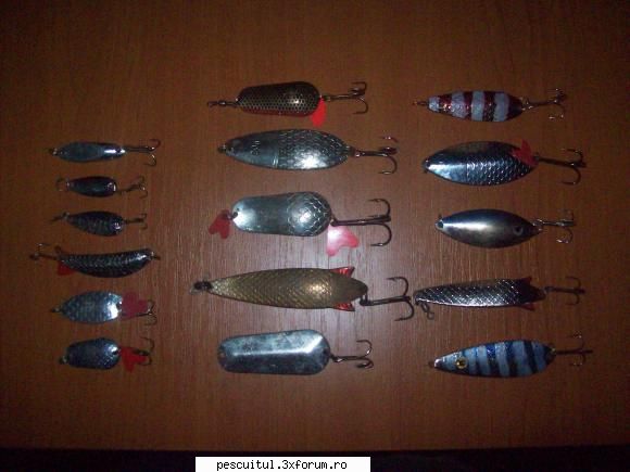 ,,Regimentul'' meu - Nalucile pt spining...Linguri oscilante - SCULELE SI ECHIPAMENTELE NOASTRE DE PESCUIT
