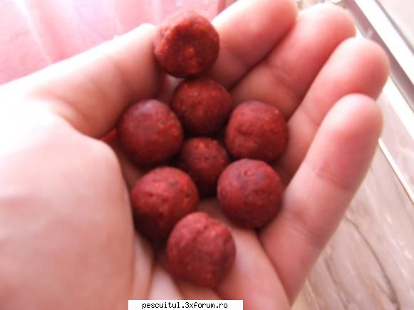 Reteta boilesuri...home made - Si dupa cum am spus...poza promisa (cu umpic de - MOMELI SI NADE PENTRU CRAP