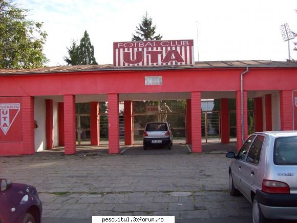 Romania-Arad - Intrarea in stadionul UTA Arad - CALATORII SI INTALNIRI