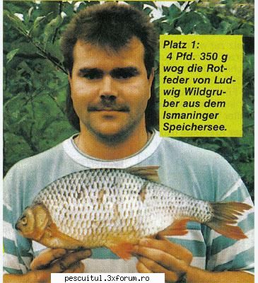 Rosioara - Pescuitul rosioarei - Recordul mondial category: rod & reel weight - SPECII DE PESTI