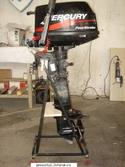 Suport-stativ pt. motor de barca - Extrem de simplu de facut . Cateva resturi - ATELIER - HOME MADE , BRICO