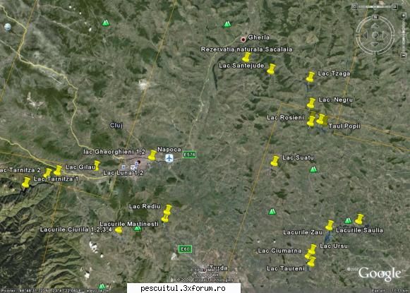 Un lant de lacuri din jud Cluj - hoinar batran - LOCURI DE PESCUIT - BALTI