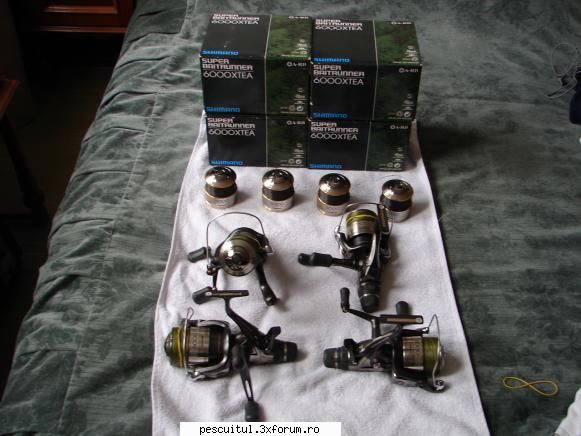 Vand 4 mulinete Shimano Super Baitrunner XTE-A 6000 - Vand 4 mulinete Shi - BAZAR PESCAR - VANZARI , CUMPARARI