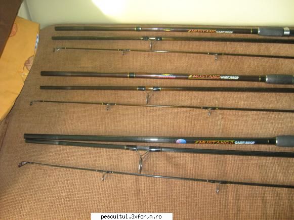 Vand bete crap - Vand 3 bete Baracuda Mustang din 3 tronsoane - BAZAR PESCAR - VANZARI , CUMPARARI