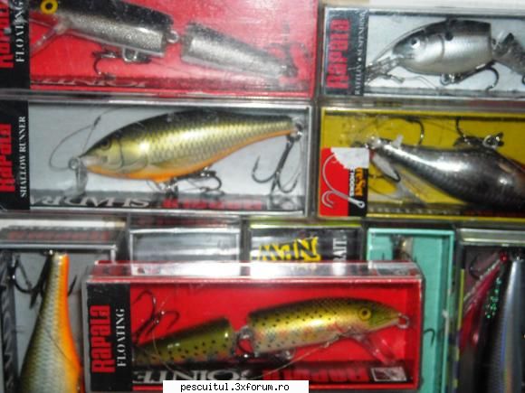 Voblere Rapala de vanzare si altele - DE VANZARE: 1. Voblere Rapala(vreo - BAZAR PESCAR - VANZARI , CUMPARARI