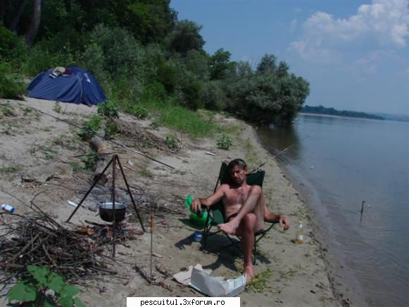 pescuit pe Dunare in zona TELEORMAN - Oboseala si soarela care l-au - PESCUIT LA DUNARE SI IN DELTA DUNARII